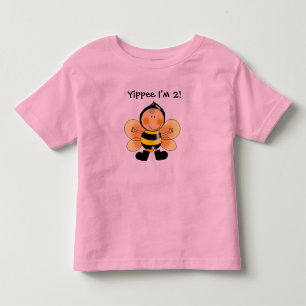 T-shirt Pour Les Tous Petits Yippee, j'ai 2 ans !