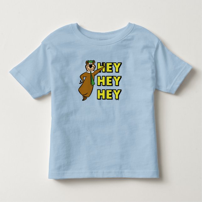 T-shirt Pour Les Tous Petits Yogi Bear Hey Hey Hey (Devant)