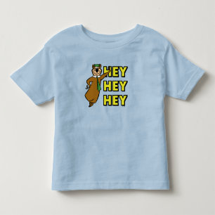 T-shirt Pour Les Tous Petits Yogi l'ours Hey Hey Hey