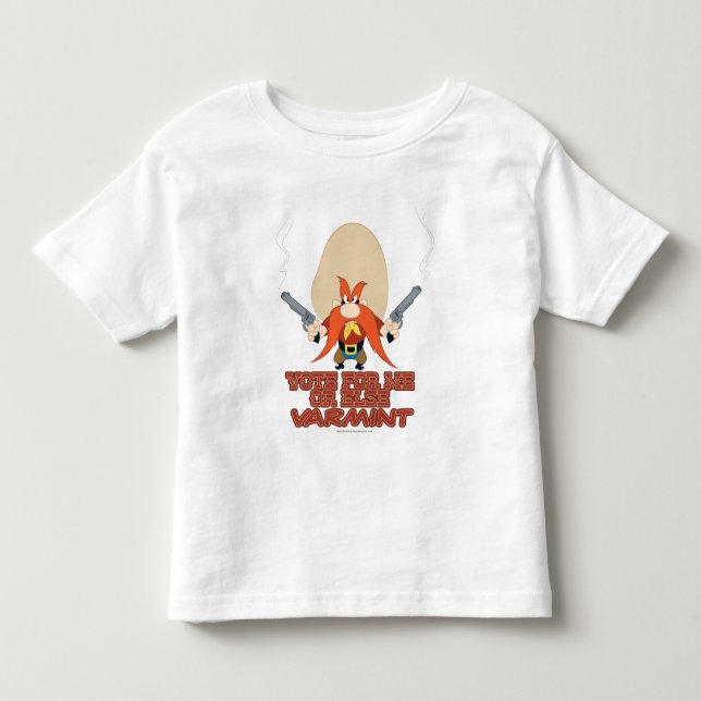 T-shirt Pour Les Tous Petits Yosemite Sam - Votez pour moi ou Else Varmint (Devant)