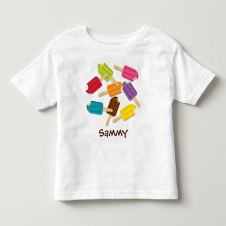 T-shirt Pour Les Tous Petits Yum ! Pièce en t d'enfant en bas âge de Popsicle