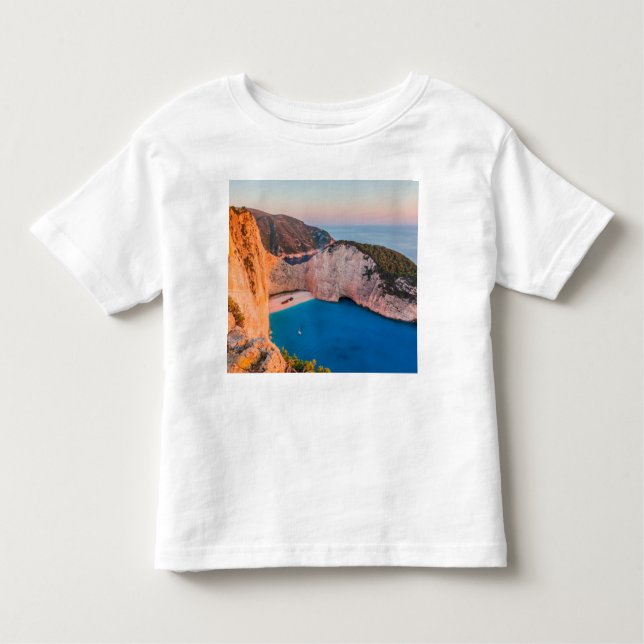 T-shirt Pour Les Tous Petits Zakynthos, Grèce. (Devant)