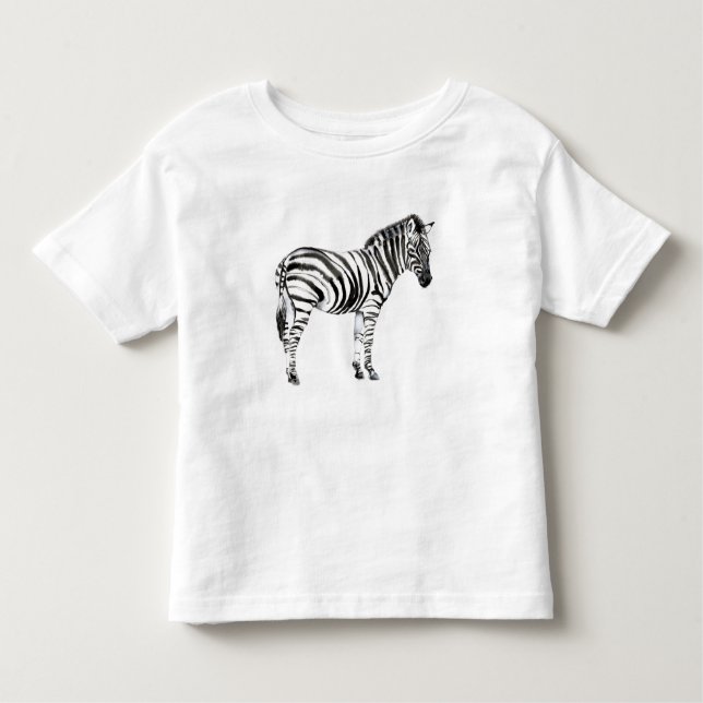 T-shirt Pour Les Tous Petits Zebra (Devant)
