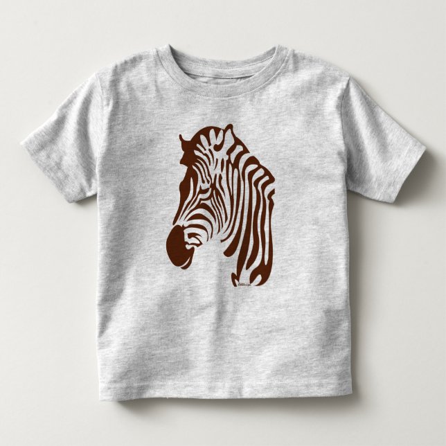 T-shirt Pour Les Tous Petits Zèbre (Devant)
