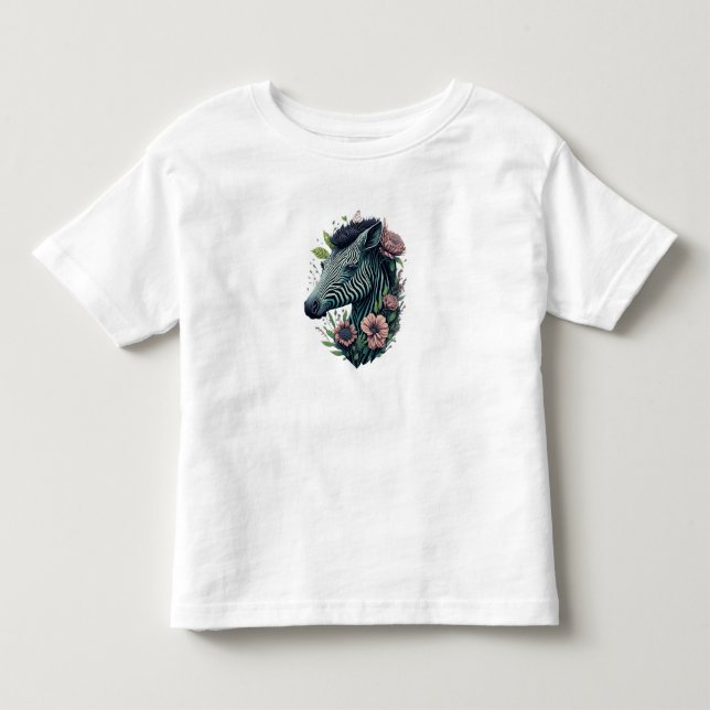 T-SHIRT POUR LES TOUS PETITS ZÈBRE (Devant)