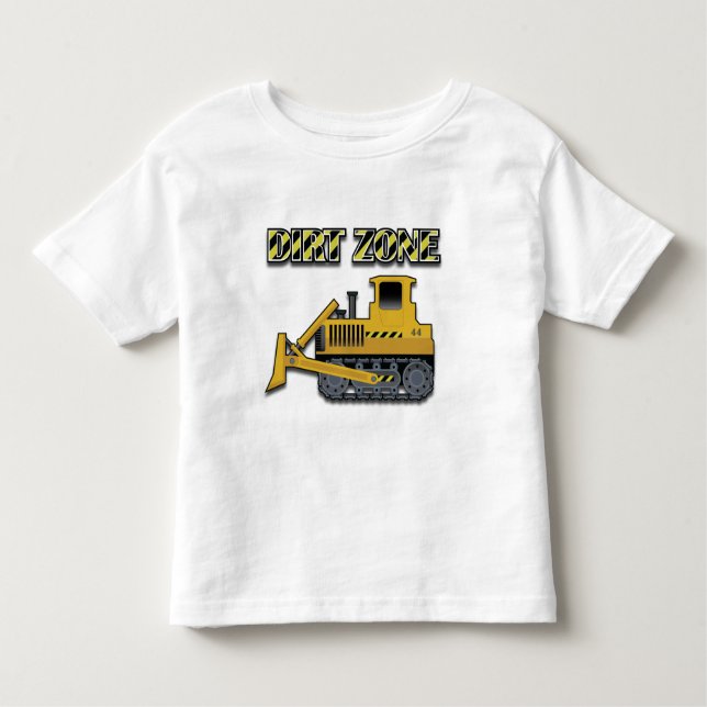T-shirt Pour Les Tous Petits Zone de soudure (Bulldozer) - Toddler Fine Jersey  (Devant)