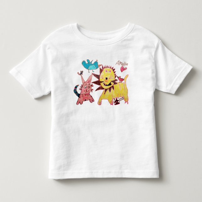 T-shirt Pour Les Tous Petits Zoo (Devant)