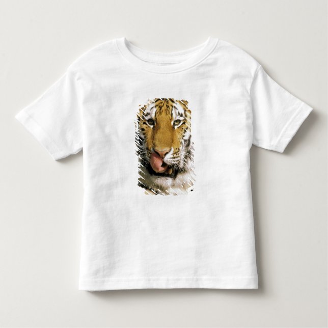 T-shirt Pour Les Tous Petits Zoo de Tiger Michigan (Devant)