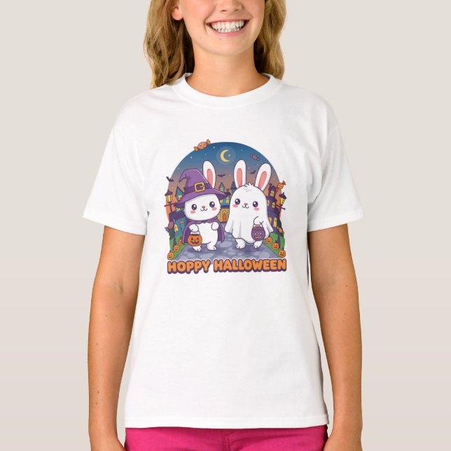 T-shirt pour l'Halloween - mignonne (Devant)