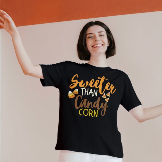 T-shirt pour l'Halloween plus doux que le maïs bon (Créateur téléchargé)