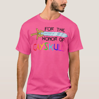 T-shirt Pour l'honneur de Gayskull 2