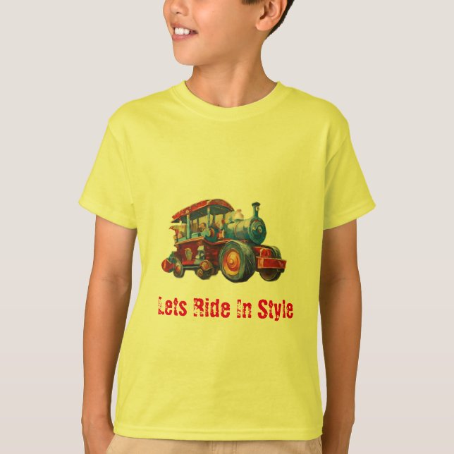 T-Shirt Pour L'Impression D'Un Bus Scolaire - Amél (Devant)