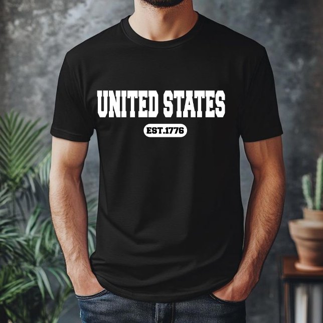 T-shirt pour l'indépendance des USA - États-Unis E (Créateur téléchargé)