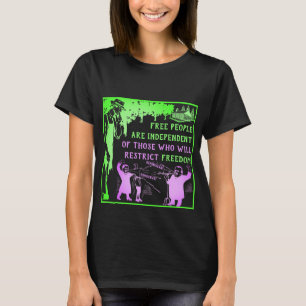 T-shirt pour l'indépendance politique (noir)