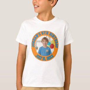 T-shirt pour l'invité d'honneur d'anniversaire enf