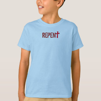 T-shirt pour LUI (jeunesse) : REPENT + Actes 3:19