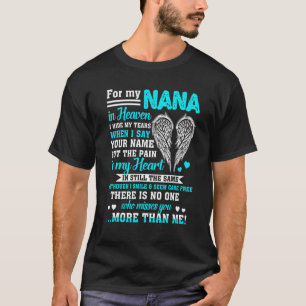T-shirt Pour Ma Nana Dans Le Ciel Personne Qui Vous Manque