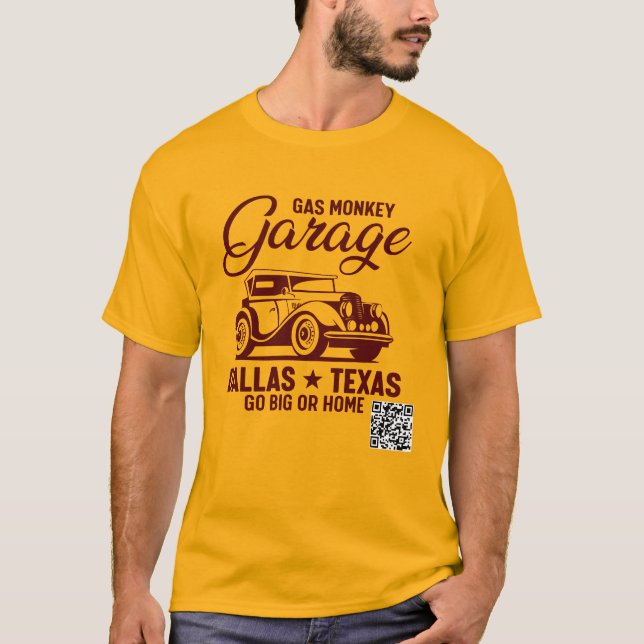T-Shirt pour mâle à gaz (Devant)