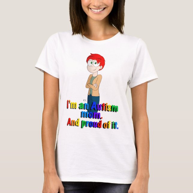 T-Shirt pour maman autiste (Devant)