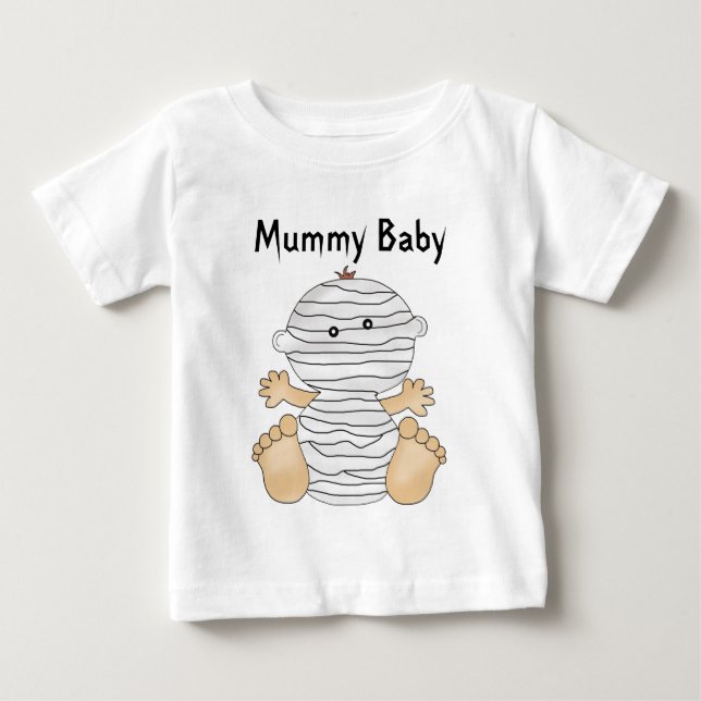 T-Shirt pour maman bébé d'Halloween amusant (Devant)