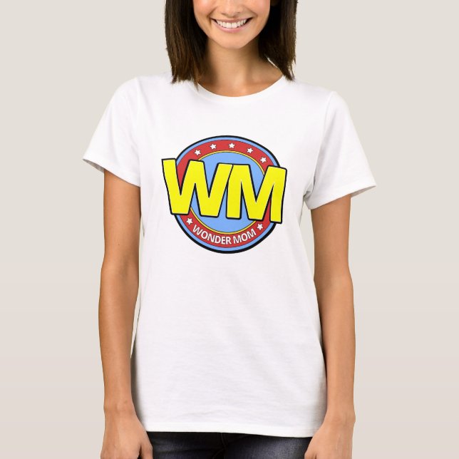 T-shirt pour maman Wonder (Devant)