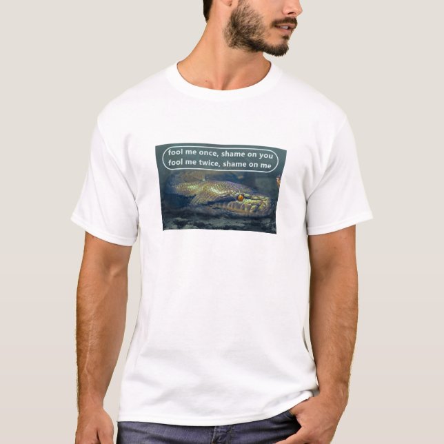 T-Shirt pour me tromper deux fois (léger) (Devant)