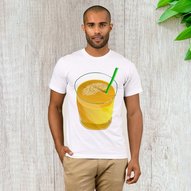 T-Shirt Pour Mens De Jus De Verre (Créateur téléchargé)