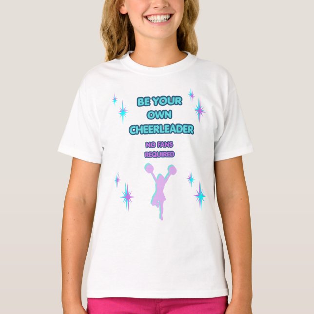 T-SHIRT POUR MOI, MOTIVATION FILLE ADO BLANC VIOLET (Devant)