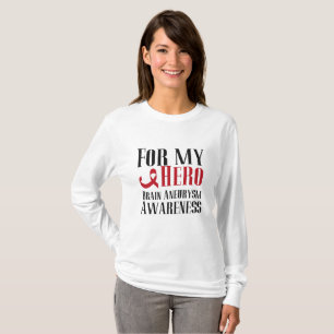 T-shirt Pour mon cadeau de conscience d'anévrisme céréb