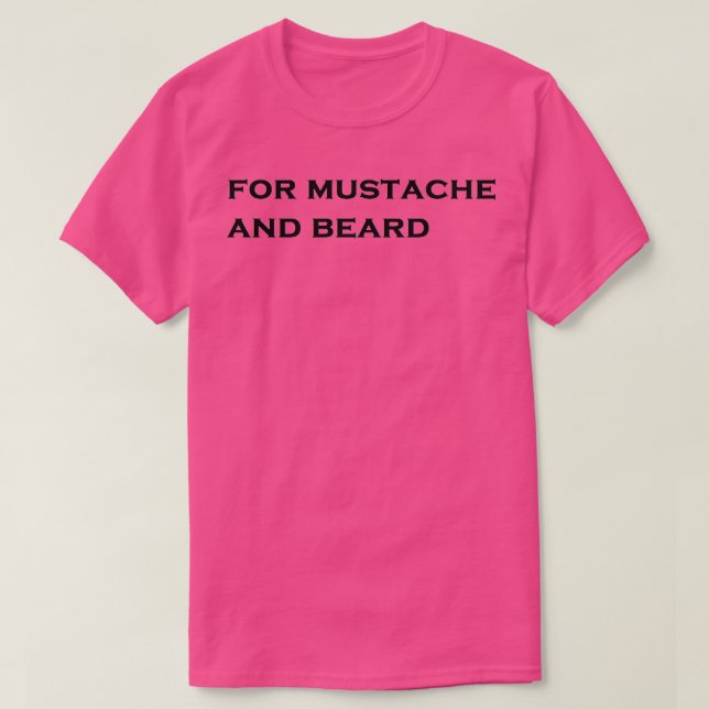 T-shirt Pour Moustache Et Bande 1 (Design devant)