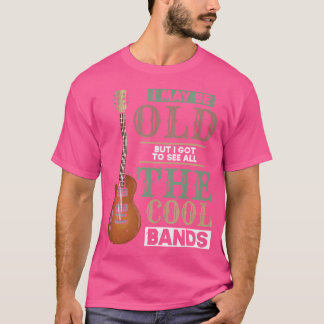 T-shirt Pour Musicien Guitariste Musique Basse Ventilateur