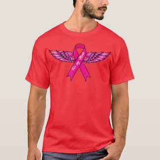 T-shirt Pour My Mama Pink Wing Cool Breast Cancer Awarenes