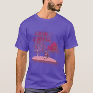 T-shirt Pour nous : Couple Love Moment Design"