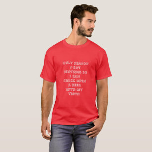 T-Shirt pour ouvrir la bouteille