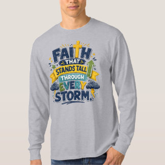 T-shirt Pour papa "Foi qui tient debout"