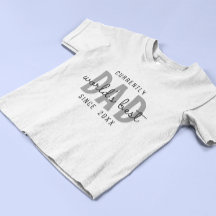 T-shirt pour papa le meilleur du monde depuis 20XX