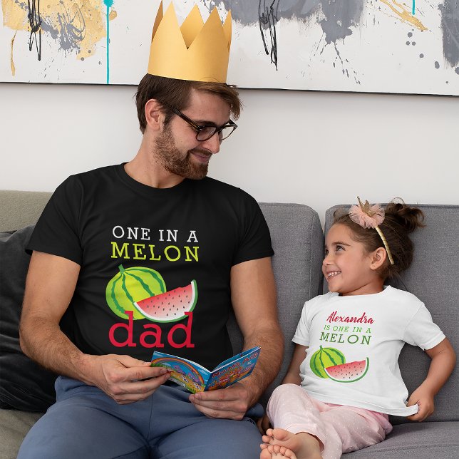 T-shirt pour papa "Un dans un melon" (Créateur téléchargé)