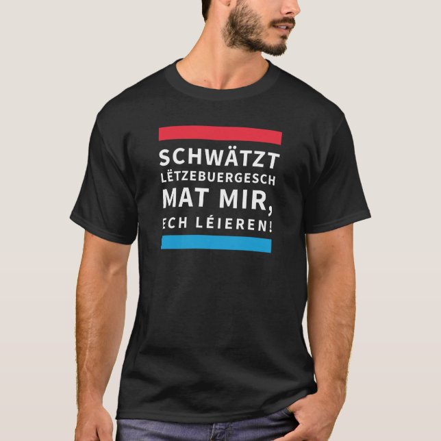 T-shirt pour People who Learn Luxembourgish (Devant)
