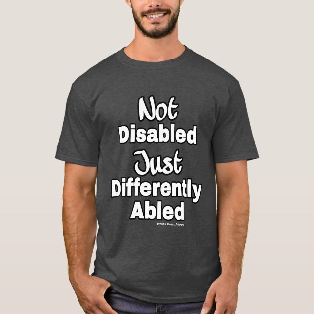 T-Shirt pour personnes handicapées (Devant)