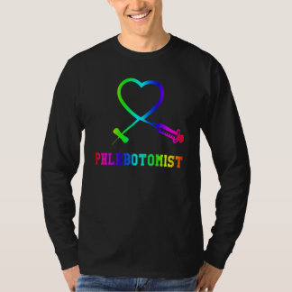 T-shirt Pour Phlebotomiste Phlebotomie Papillon Coeur d'ai