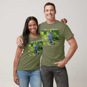 T-shirt pour photographes de la nature timide geai