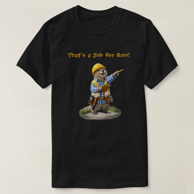 T-shirt « pour Ron » (1) (Design devant)
