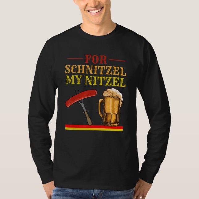 T-shirt Pour Schnitzel Mon Nitzel (Devant)