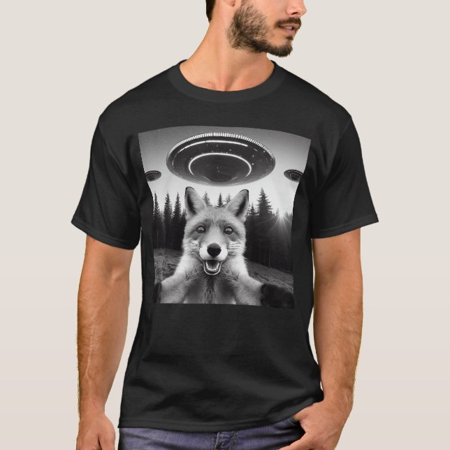 T-shirt Pour Sie Avec Alien UFO Drôle Fo Cadeaux Pour Homm (Devant)
