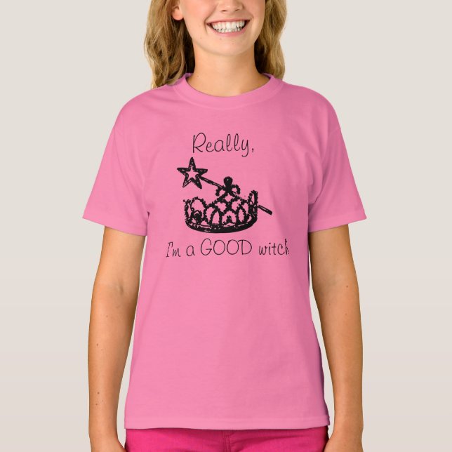 T-Shirt pour sorcière (Devant)
