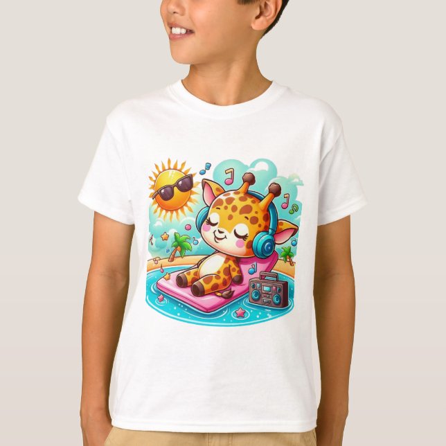 T-shirt pour Toddler avec une jolie illustration d (Devant)