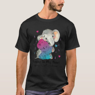 T-shirt Pour toujours Dans Mon Coeur Grossesse bébé Défens