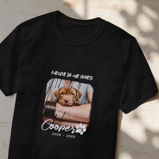 T-shirt Pour toujours dans nos coeurs Pet's Memorial Grung (Créateur téléchargé)