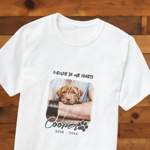 T-shirt Pour toujours dans nos coeurs Pet's Memorial Grung