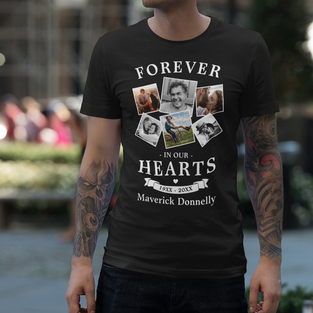 T-shirt Pour toujours dans notre Mémorial des Coeurs (Créateur téléchargé)